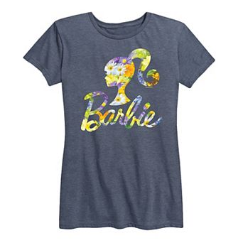 Women's Barbie Logo Spring Bouquet Graphic Tee