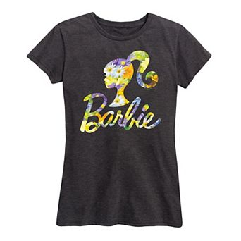 Women's Barbie Logo Spring Bouquet Graphic Tee