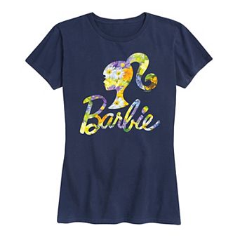 Women's Barbie Logo Spring Bouquet Graphic Tee
