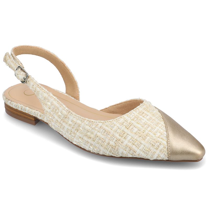 Journee Daphnne Women's Flats, Size: 10, Beige