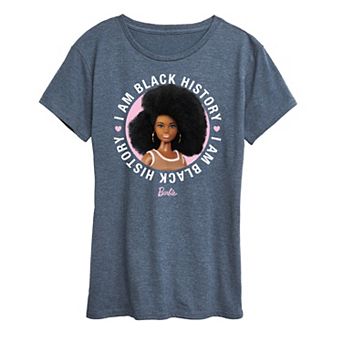 Women's Barbie I Am Black History Graphic Tee