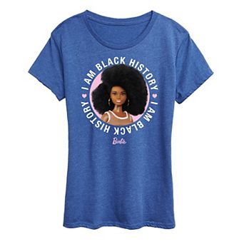 Women's Barbie I Am Black History Graphic Tee