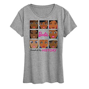 Women's Barbie Proud Of My History Graphic Tee