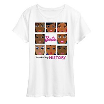 Women's Barbie Proud Of My History Graphic Tee