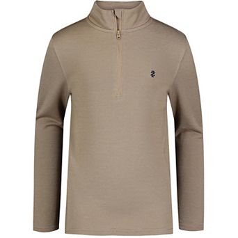 Boys 8-20 IZOD Feeder Stripe Quarter-Zip Pullover