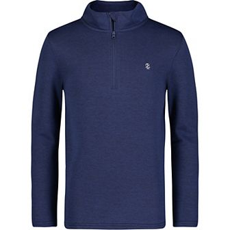 Boys 8-20 IZOD Feeder Stripe Quarter-Zip Pullover