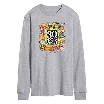 Men's Friends 30 Years Long Sleeve Graphic Tee