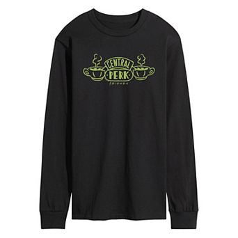 Men's Friends Central Perk Ribbons Long Sleeve Graphic Tee