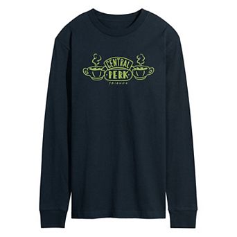 Men's Friends Central Perk Ribbons Long Sleeve Graphic Tee