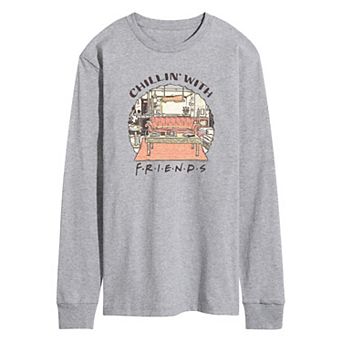 Men's Friends Chillin' With Friends Long Sleeve Graphic Tee