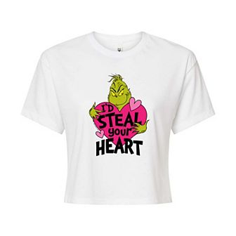 Juniors' Dr. Seuss I'd Steal Your Heart Cropped Tee