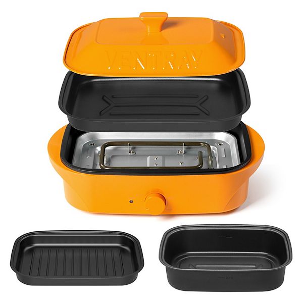 Ventray Essential Every Grill Electric Indoor Grill Set With 3