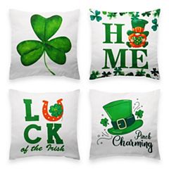 St patrick's day decorative hot sale pillows