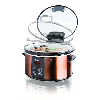 Electric Digital Slow Cooker - 6qt - Copper Finish