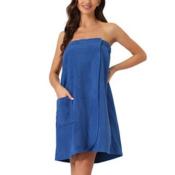 Women's Towel Wrap Robe Bathrobe Spa Towels With Shower Cap For Bath Gym