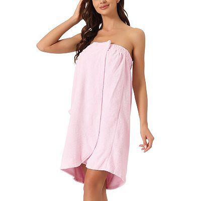 Women's Towel Wrap Robe Bathrobe Spa Towels With Shower Cap For Bath Gym