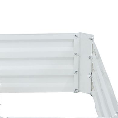 L-shaped Galvanized Steel Raised Planter Bed