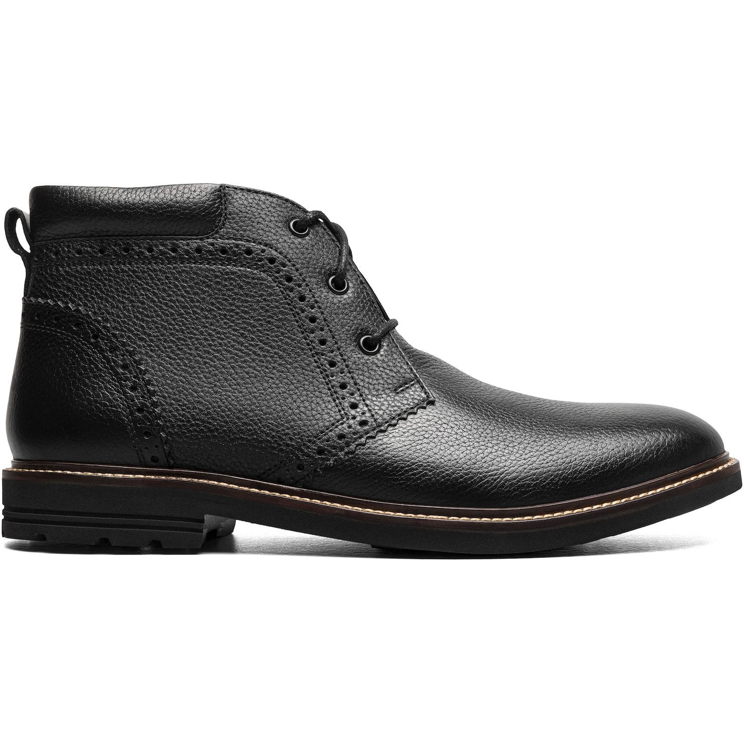 NWT English Laundry Mens Black Leather Chukka Boots EL2214B Textured Cap Toe 10M English Laundry Leather Boots for Men | Mercari main image 2