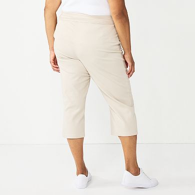 Plus Size Croft & Barrow® Effortless Stretch Capri Pants