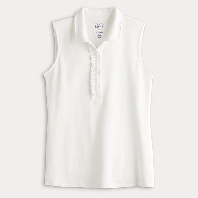 Women's Croft & Barrow Sleeveless Polo Shirt