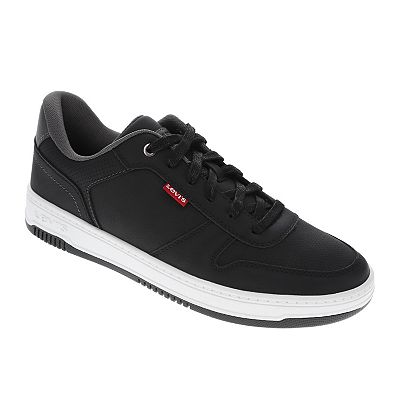 white christmas dresses Levis Pierce Denim 517902-01A Mens Black Canvas Low Top Penny Loafers main image 0