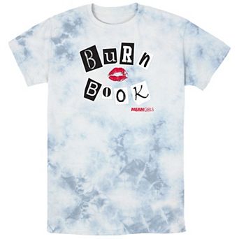 Men's Mean Girls Burn Book Cover Bombard Wash Graphic Tee