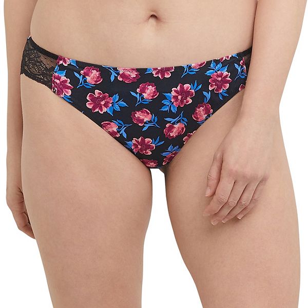 Maidenform® Lace Back Tanga Underwear 40159 - Black Rosebud G (6) –  BrickSeek