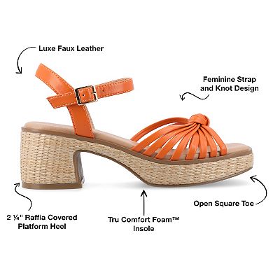 Journee Hally Women's Tru Comfort Foam™ Sandals