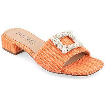 Journee Justina Women's Tru Comfort Foam™ Buckle Sandals