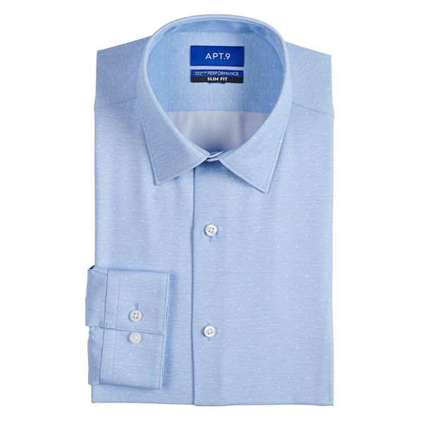 Men's Apt. 9® Slim-Fit Performance Wrinkle Resistant Dress Shirt