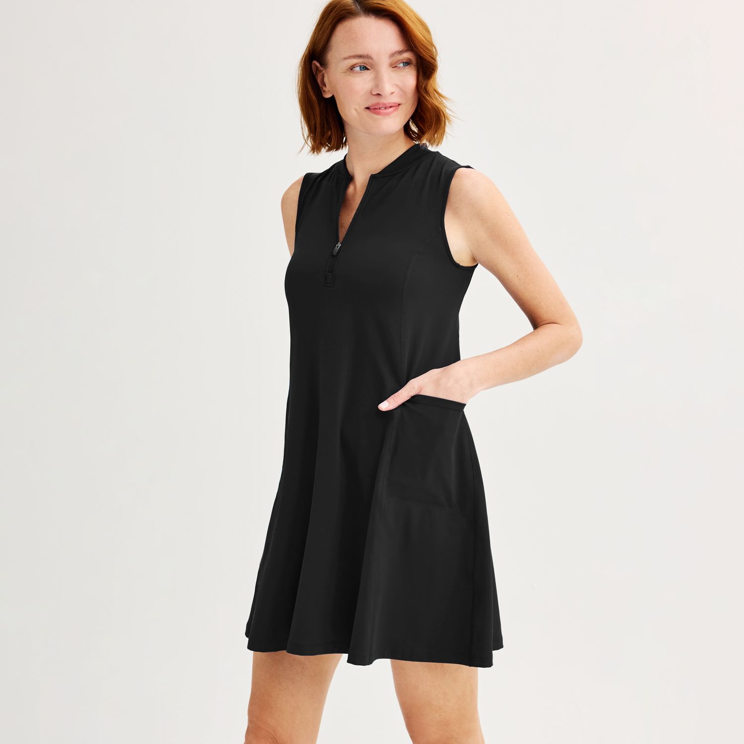 zipper tank dress