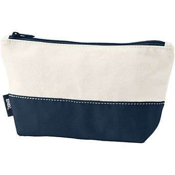 Lands' End Zippered Canvas Pouch