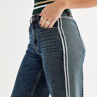 Juniors' SO® Reverse Fabric Denim Pants
