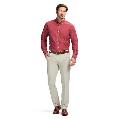Men's IZOD Oxford Woven Long Sleeve Button-Down Shirt