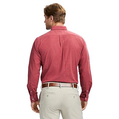 Men's IZOD Oxford Woven Long Sleeve Button-Down Shirt