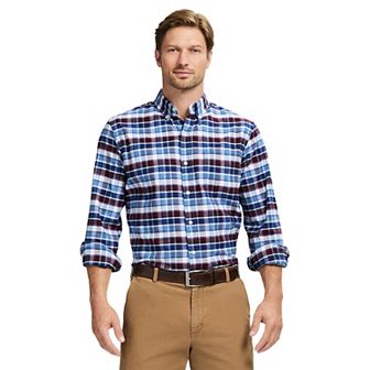 Men's IZOD Oxford Woven Long Sleeve Button-Down Shirt
