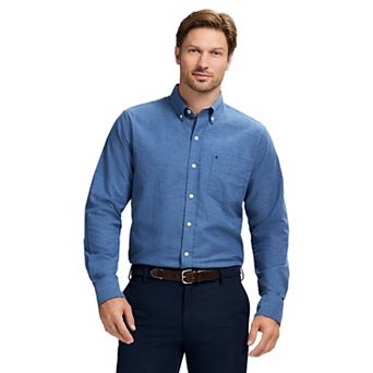 Men's IZOD Oxford Woven Long Sleeve Button-Down Shirt