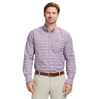 Men's IZOD Oxford Woven Long Sleeve Button-Down Shirt