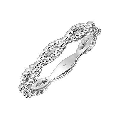 Twist Rope Band Ring