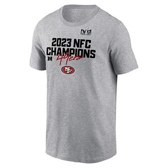 Men's Nike San Francisco 49ers NFL 2023 Conference Champions Roster Tee