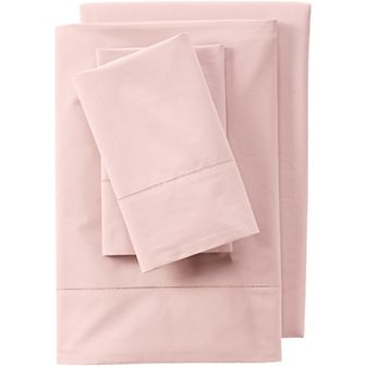 Lands' End Full Size 300 Thread Count Cotton Percale Bed Sheet Set