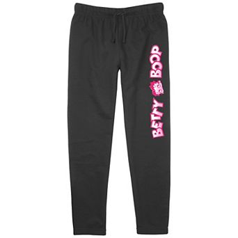 Juniors' Betty Boop Lightweight Graphic Joggers