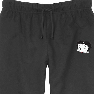Juniors' Betty Boop Wink Lightweight Graphic Joggers