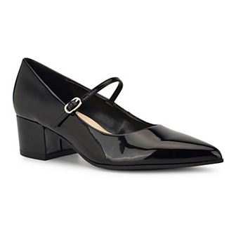 Nine West Pins Women's Block Heel Pointy Toe Dress Pumps