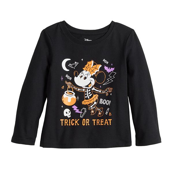 Disney's Minnie Mouse Girls 4-12 "Trick or Treat" Halloween Long Sleeve Graphic Tee by Jumping Beans® - Trick Treat Minnie (12)