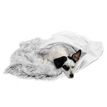 Furhaven Calming Faux Fur & Velvet Waterproof Dog Blanket