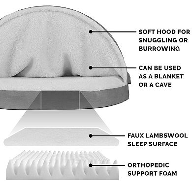Furhaven Round Orthopedic Dog Bed