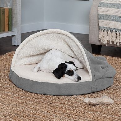 Furhaven Round Orthopedic Dog Bed