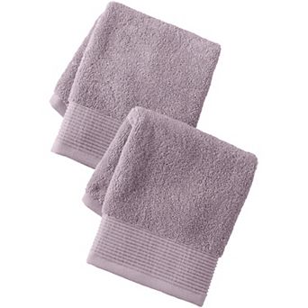 Lands' End Turkish Luxe 2 pc Washcloth Set
