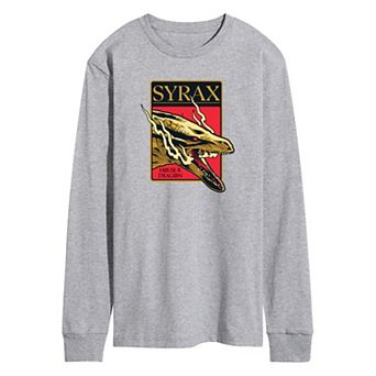 Men's House Of Dragon Syrax Badge Long Sleeve Graphic Tee